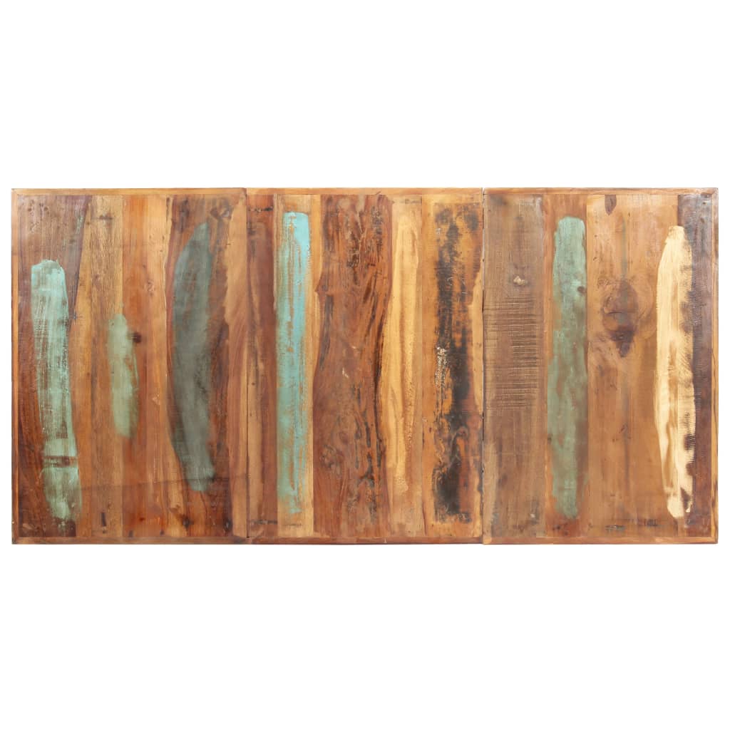 Mesa De Comedor De Madera Maciza Reciclada 180x90x76 Cm_2