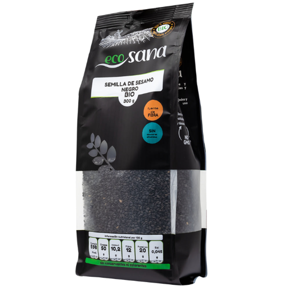 Semillas De Sésamo Negro Bio 300 Gr_0