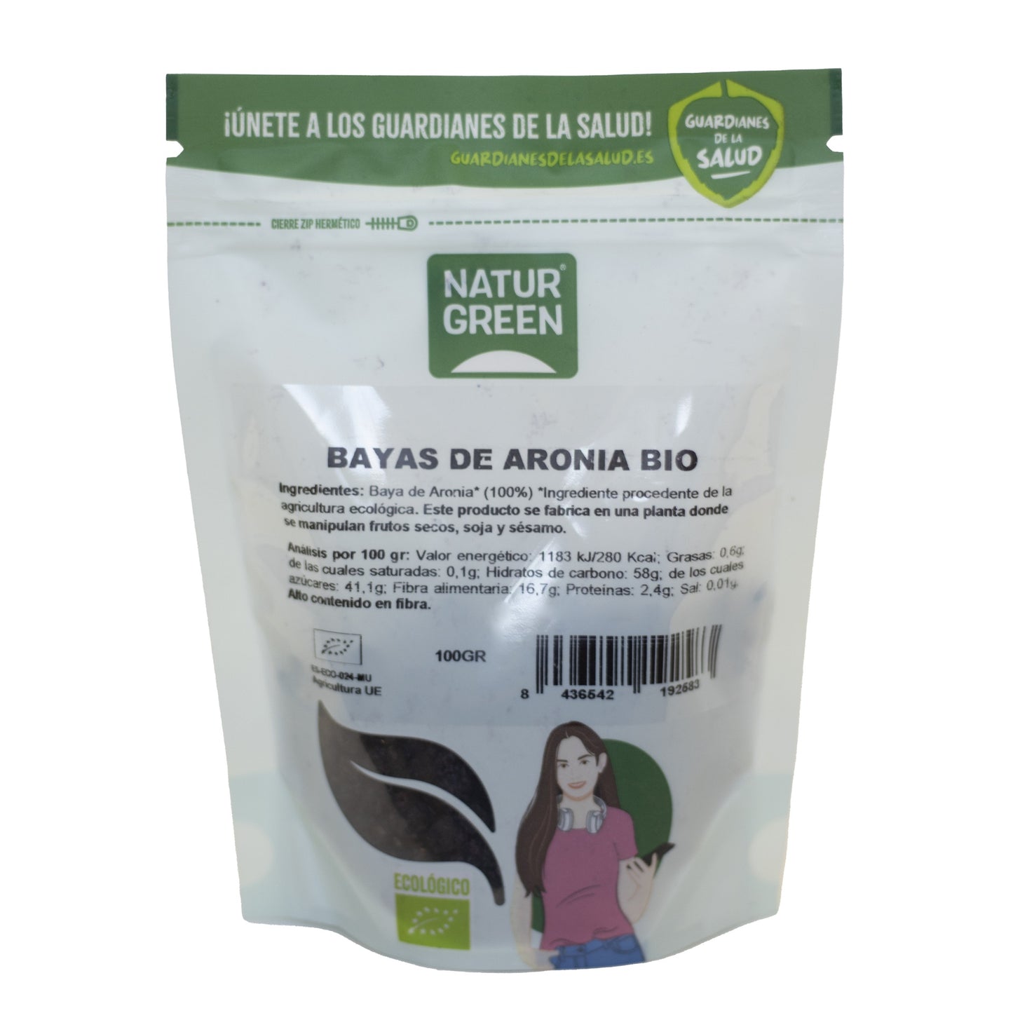 Bagas de Aronia Naturgreen 100 gr