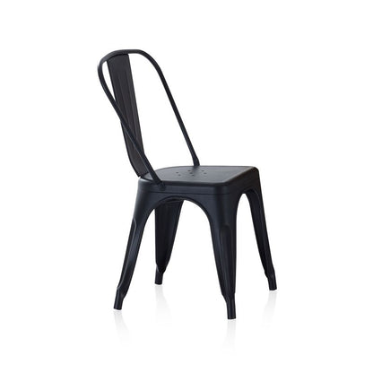 Pack 4 Sillas De Comedor Tolix Apilables, Chapa, Negro, 45 X 85 X 45_3