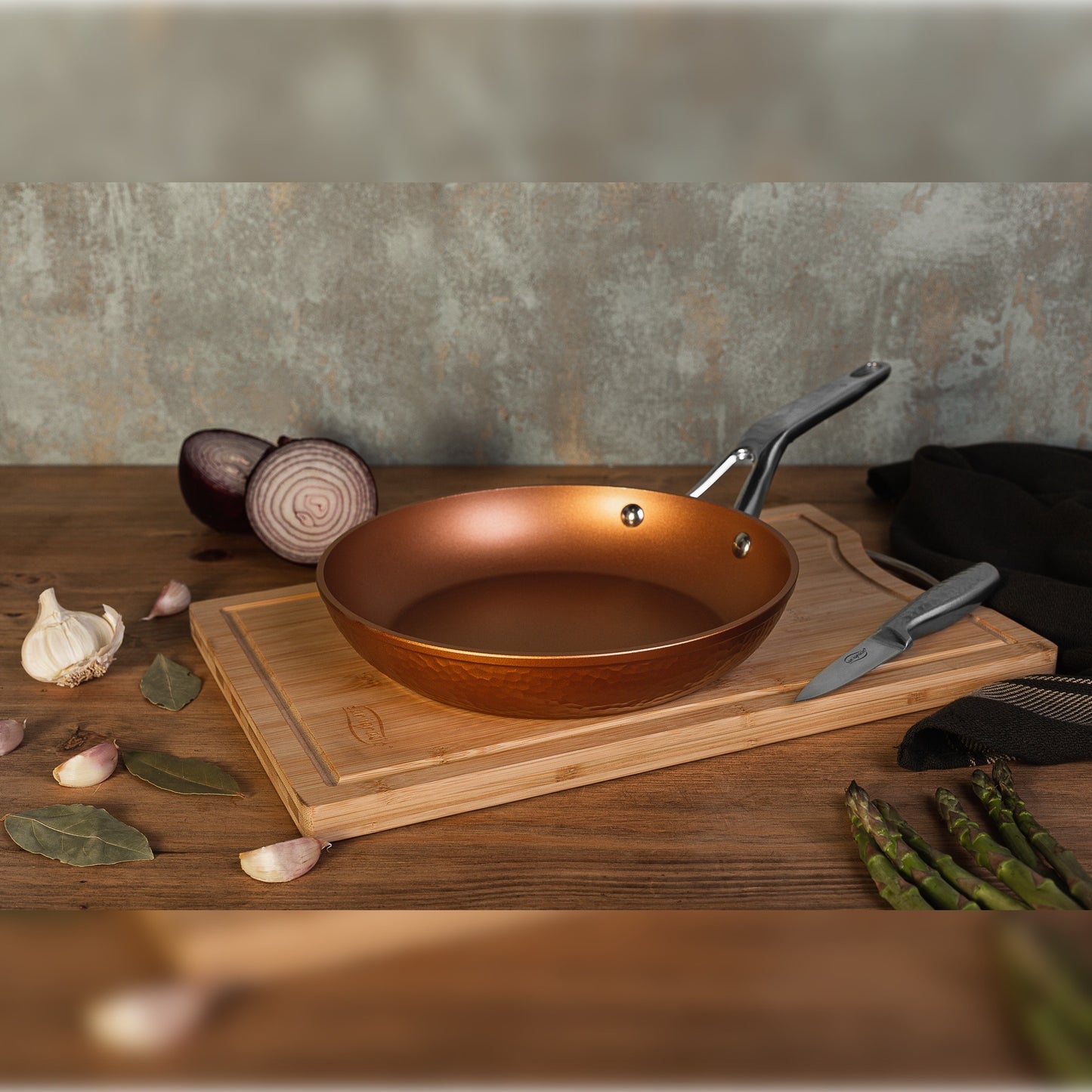 Asador Doble Redondo 26cm Aluminio Fundido Ind Origen