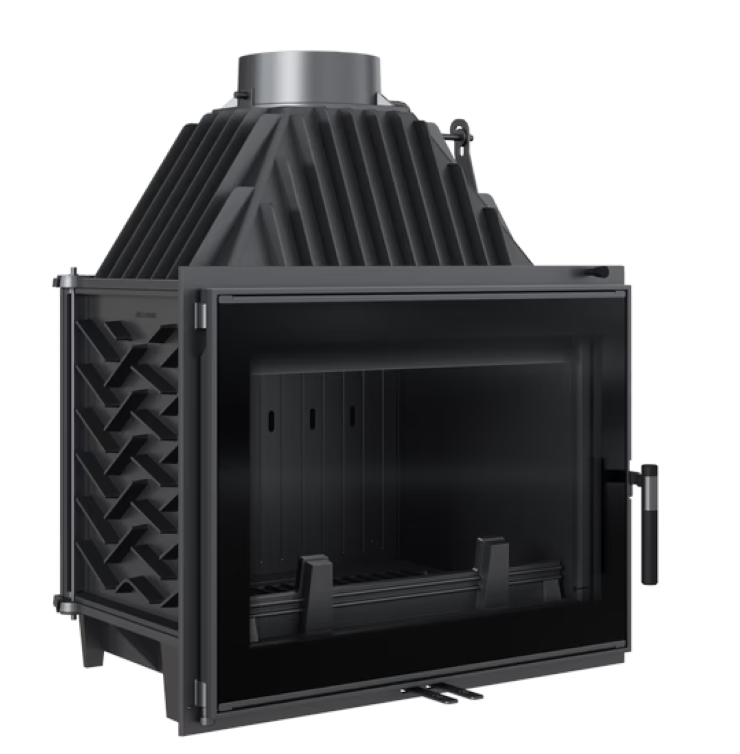 Bricosol Chimenea De Leña De Hierro Fundido Kratki Zuzia Eco 12 Kw Ø 200_2