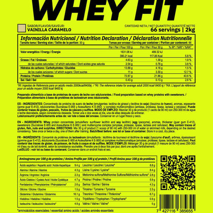 Whey Fit - 2kg - Vainilla Caramelo - Aumenta La Masa Muscular - Masmusculo_4