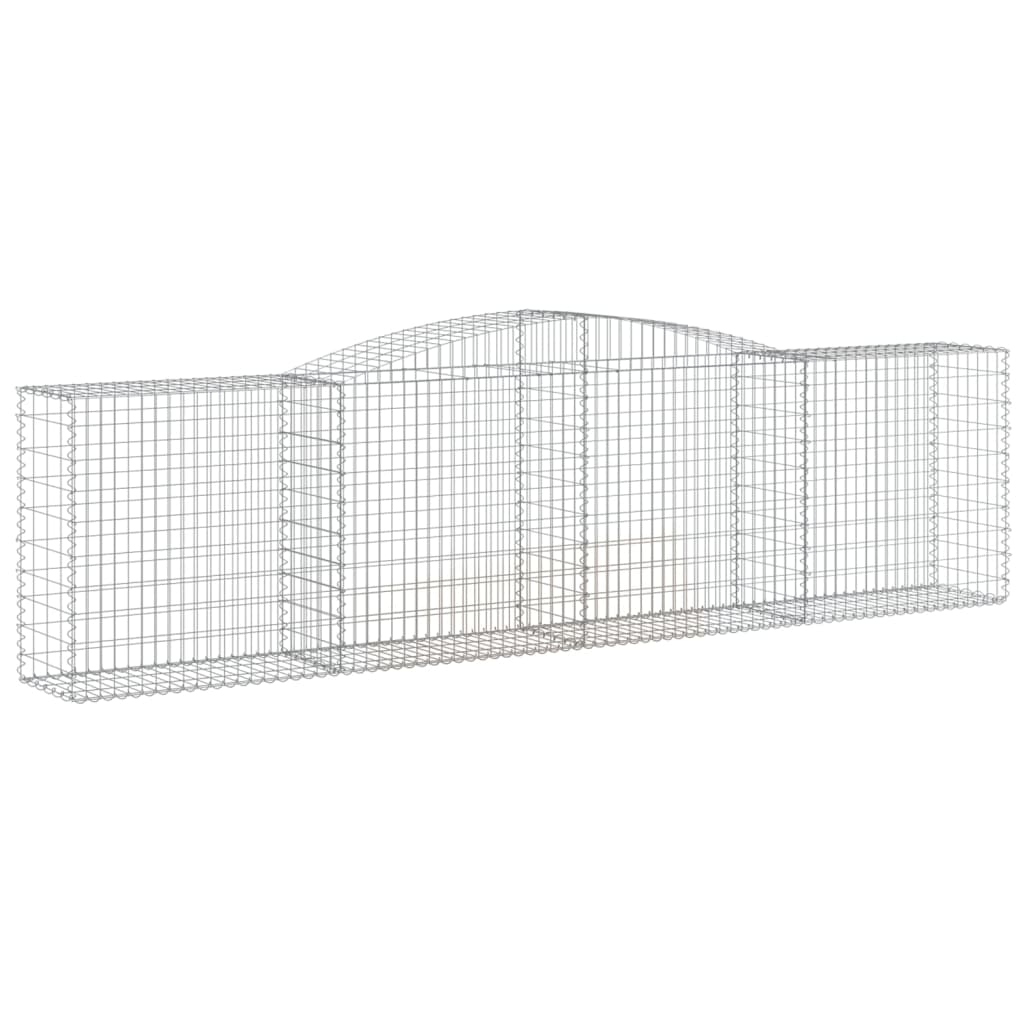 Cestas De Gaviones 25 Uds Forma De Arco Hierro 400x50x100/120cm_2