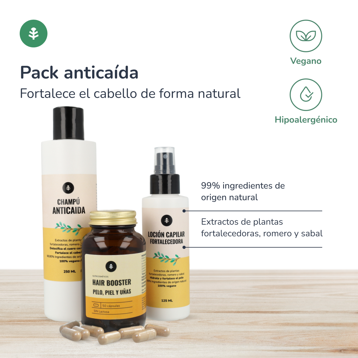 Planeta Huerto Pacote Fortalecedor Capilar Anti-Queda