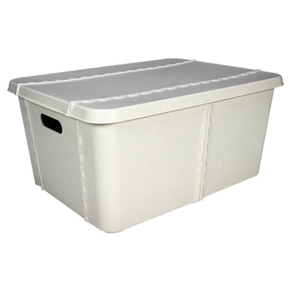 Life Story Caja Almacenaje Con Tapa Large 45l Light Grey_0