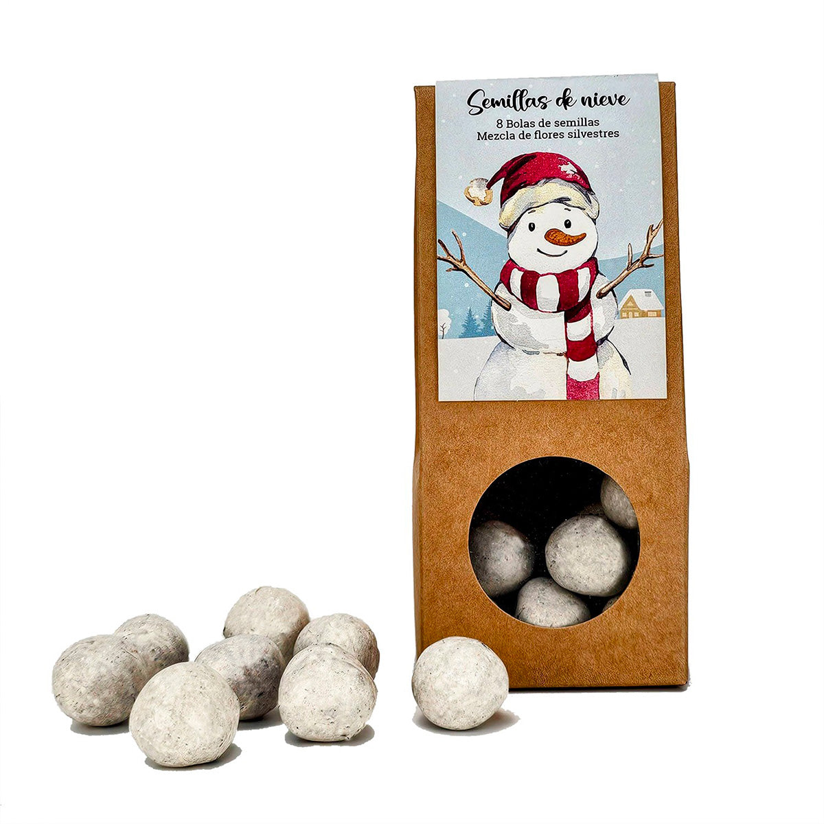 Bolas de sementes de boneco de neve, Garden Pocket