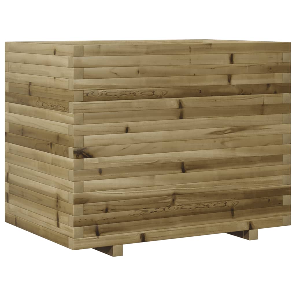 Jardinera Madera De Pino Impregnada 90x60x72 Cm_0