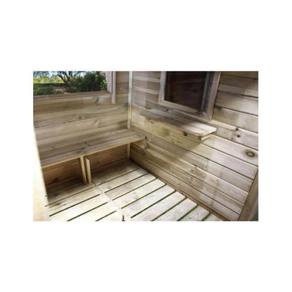 Casa de jogos infantil Hacienda Soulet com varanda