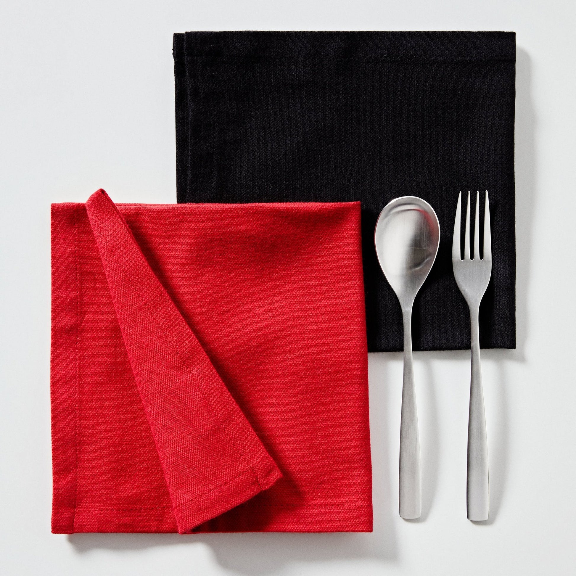 Set 4pzs Servilleta 40x40cm 100% Algodon 190gsm Negros Benetton_3