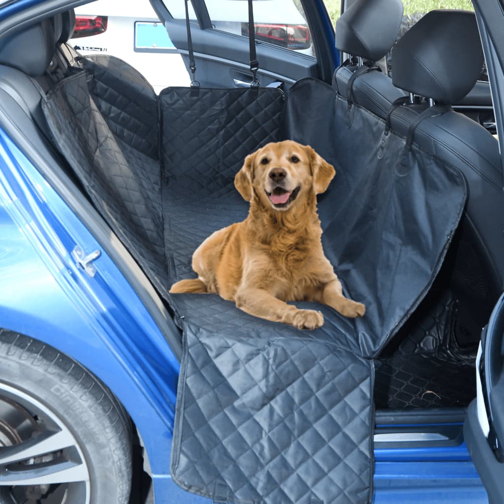 Funda Para Asiento De Coche Para Perros Negro 137x46x50 Cm_1