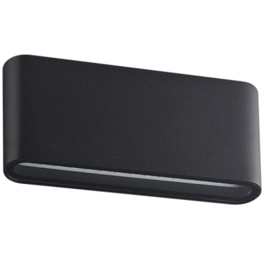 Aplique Exterior Iglux Lupo Cct 10051-ne-cct Potencia 12w 1200 Lúmenes 3000 K-4000 K_0
