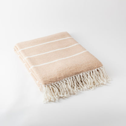 Manta 130x170cm 320gsm 60% Algodon 40% Acrilico Beige Benetton_2