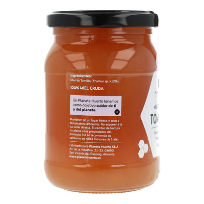 Mel de Tomilho Cru Planeta Huerto 500 gr