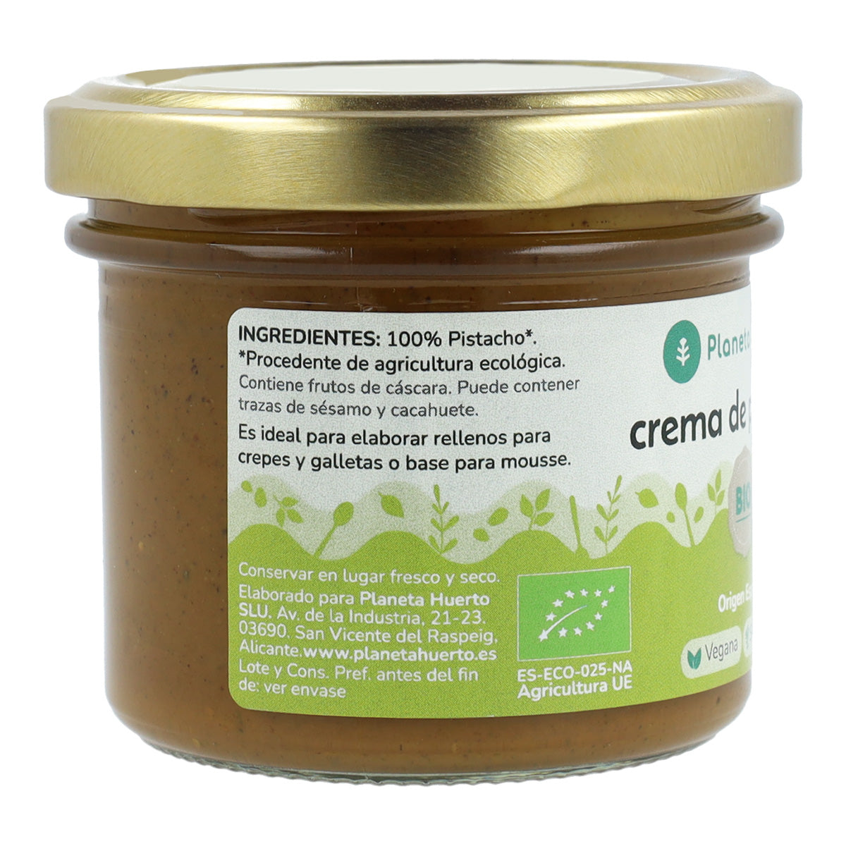 Creme de Pistácio 100% Biológico Planeta Huerto 100 g