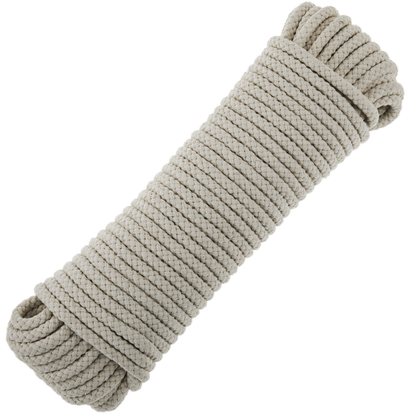 Cuerda Trenzada De Algodón 20 M X 4 Mm Natural_0