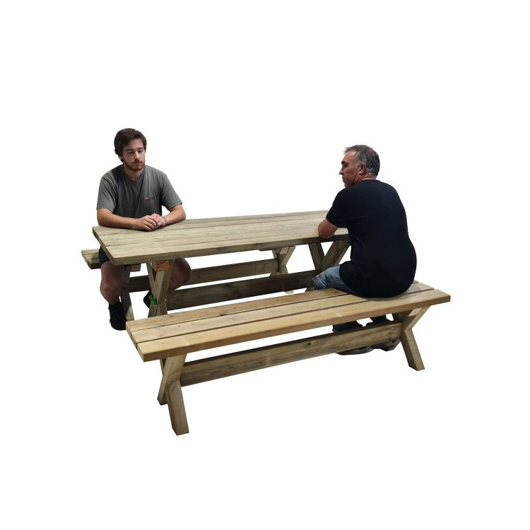 Mesa De Picnic Masgames Xerta 180 Madera Sin Pintar._5