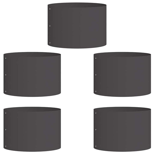 Anillo Para Maceta 5 Pcs Negro 30 X 30 X 20 Cm_0