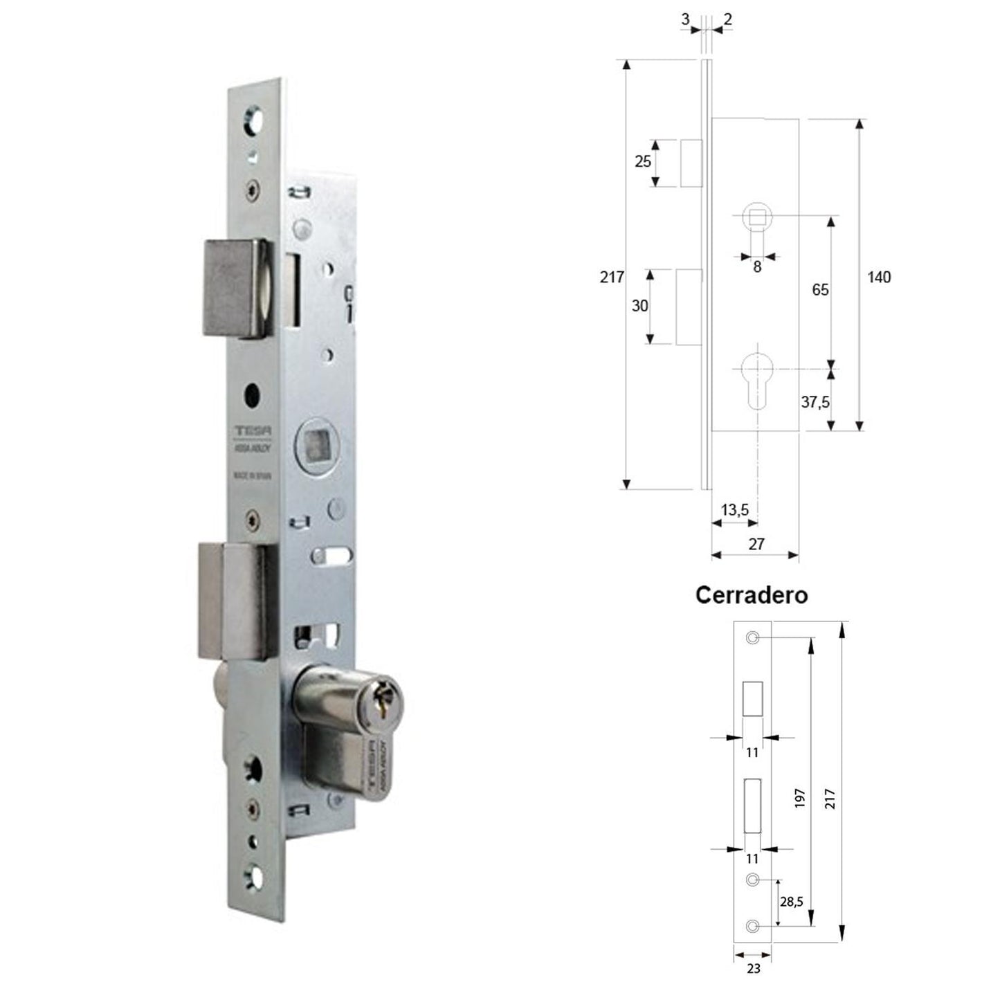 Cerradura Tesa 2200-hz/15_1