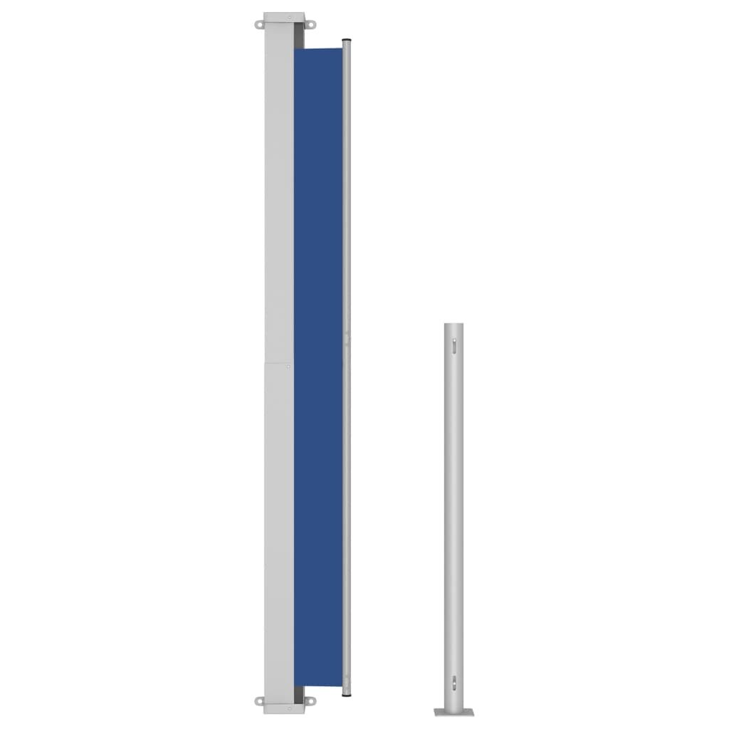 Vidaxl Toldo Lateral Retráctil Para Patio Azul 200x500 Cm_3