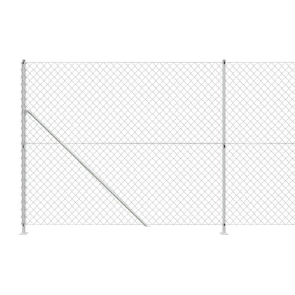 Cerca De Alambre Con Brida Plateada 1,4x10 M / Vetonek_3