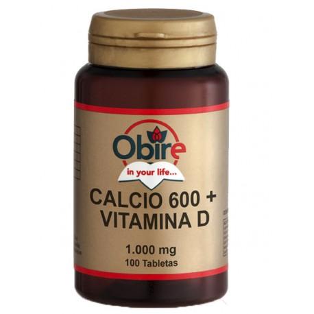 Cálcio 500 e vitamina D 100mg Obire 100 comprimidos