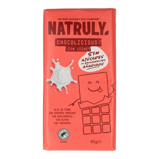 Chocolicious com leite Natruly 85 gr