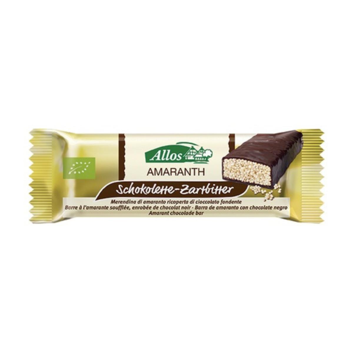 Barra de Chocolate Negro Allos 25g