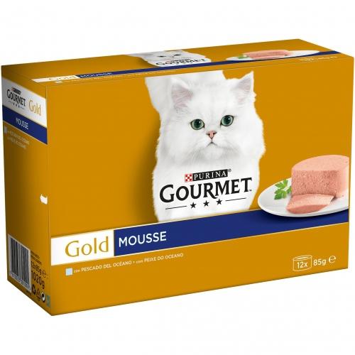 Mousse GOURMET GOLD PesOceano Multipack (12x85g)