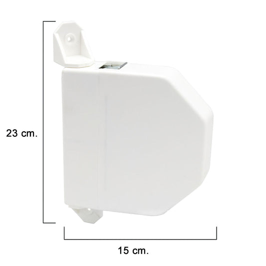 Recogedor Persiana Abatible Blanco Cinta 22 Mm._0