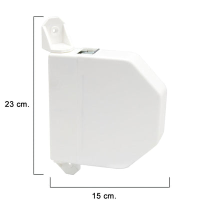 Recogedor Persiana Abatible Blanco Cinta 22 Mm.