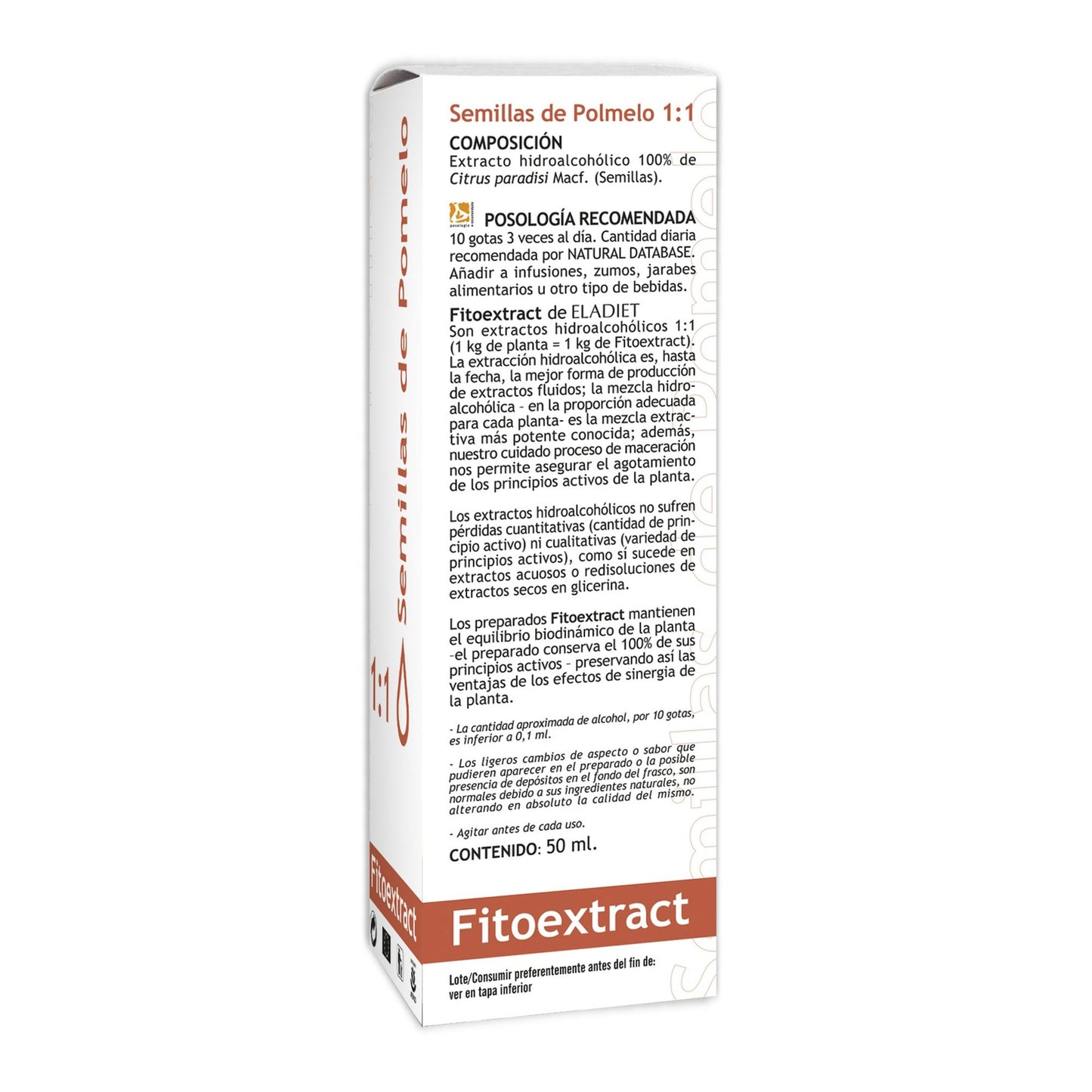 Fitoextract Sementes de Toranja Eladiet 50 ml