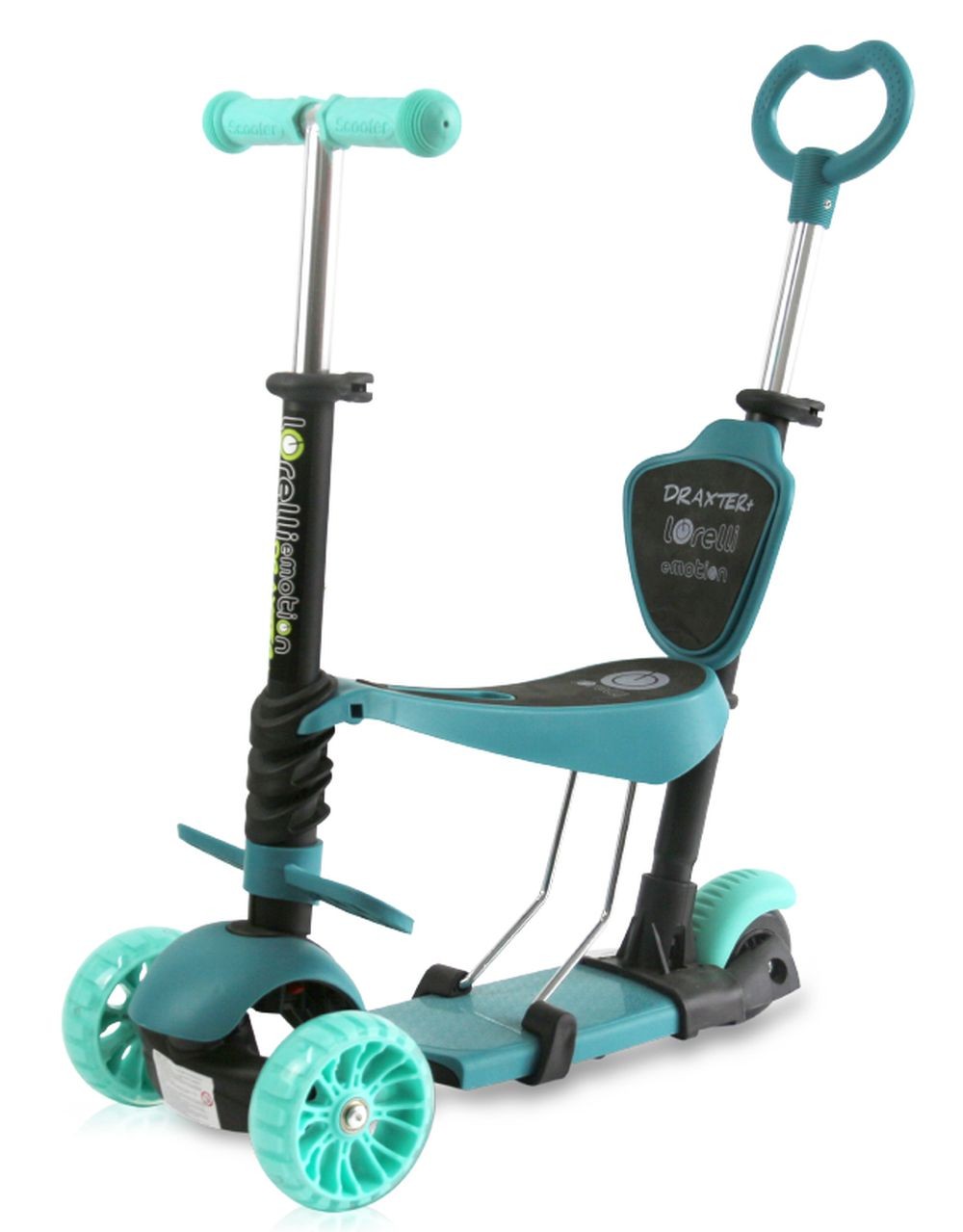 Patinete Evolutivo Con Asiento Y Mango Parental Draxter Plus Mint_1