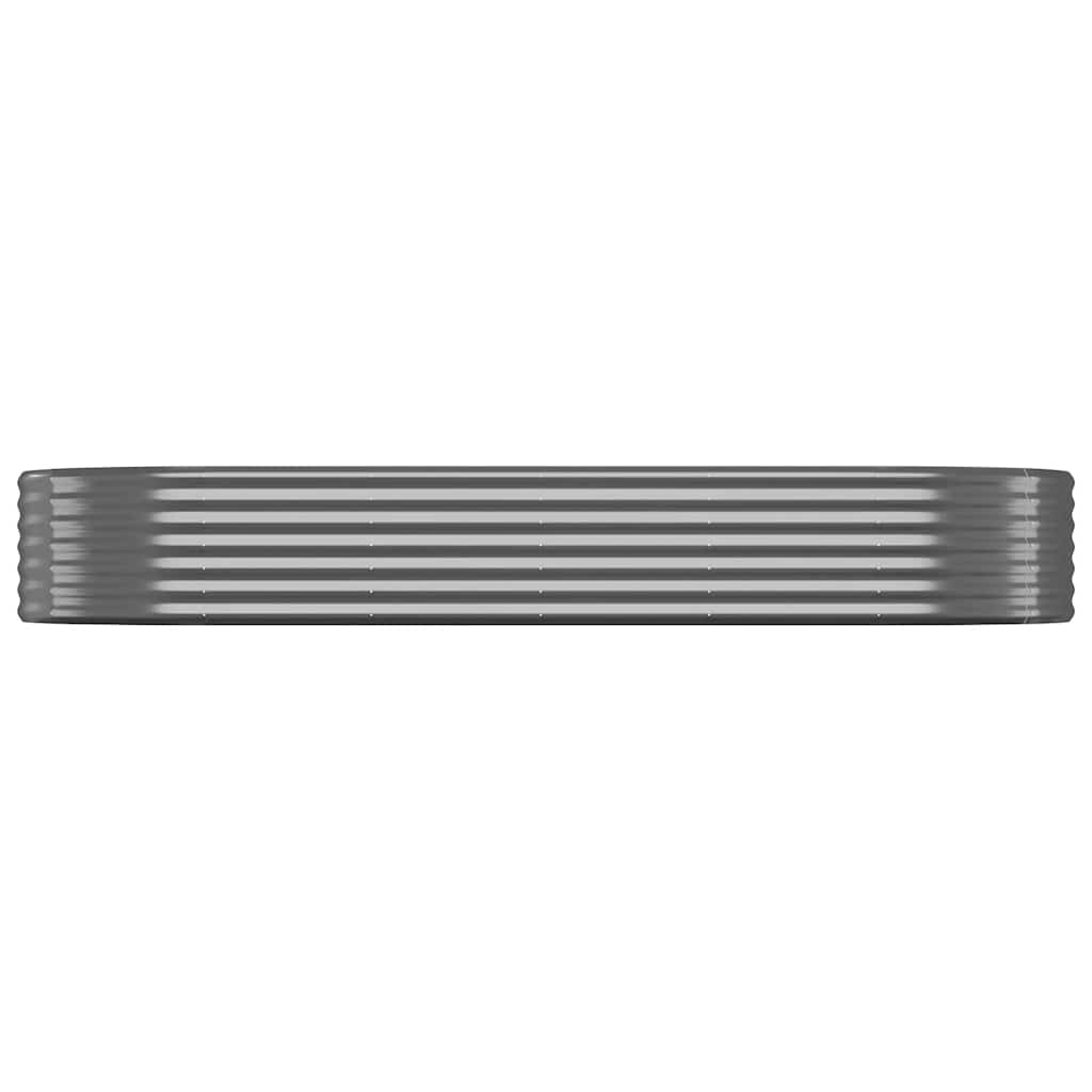 Jardinera Arriate Acero Galvanizado Antracita 249x100x36cm_2