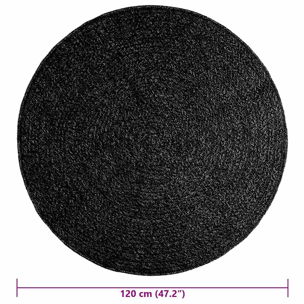 Vidaxl Alfombra Zizur Apariencia Yute Interior Exterior Antracita_2