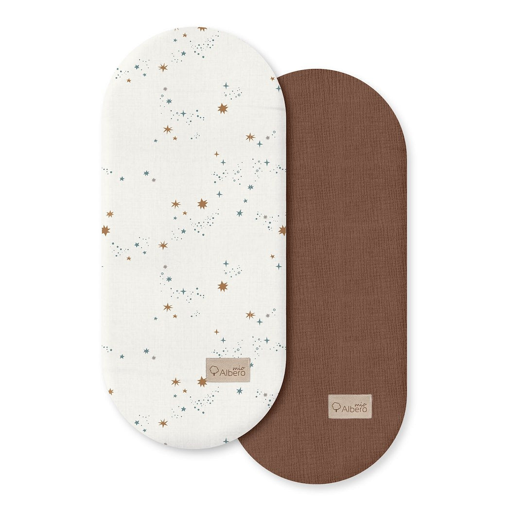 Cotton Color Pack 2 Bajeras Capazo Algodón Satinado Y Muselina Albero Mio | Dos Tejidos, El Mismo Objetivo: Dormir_4