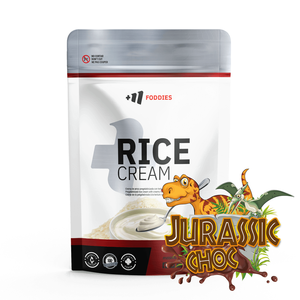 Rice Cream (crema De Arroz Pregelatinizada) - 2kg - Jurassic Choc - Fuente De Carbohidratos De Buena - Masmusculo Supple_0