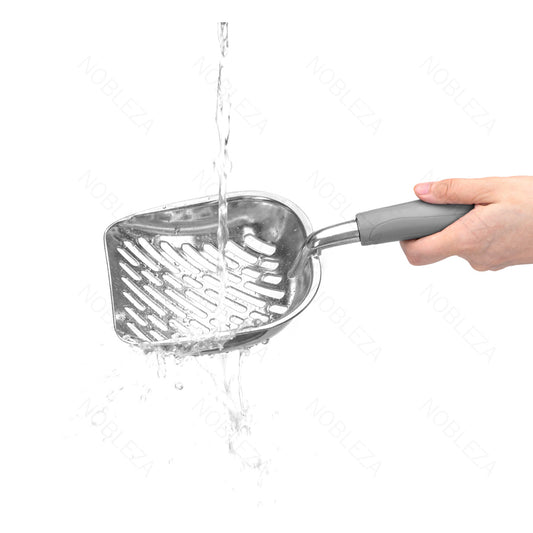 Pá de alumínio para areia de gatos Nobleza