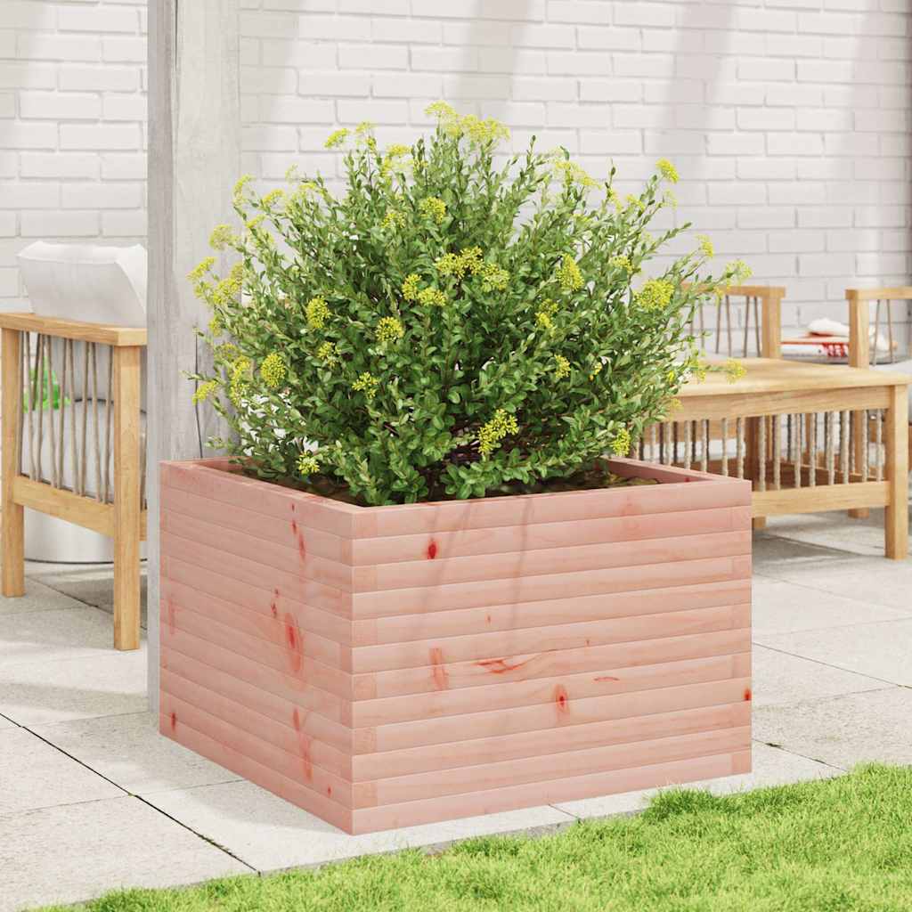 Jardinera Madera Maciza De Abeto Douglas 70x70x45,5 Cm_2