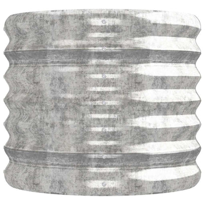 Jardinera Arriate Acero Galvanizado Plata 224x40x36 Cm_3