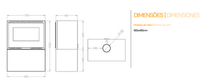 Estufa De Leña Metlor Modelo X1 Box_3