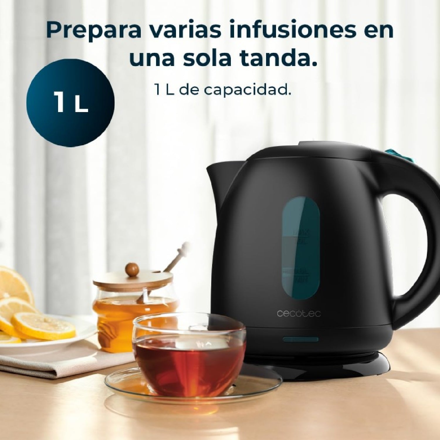 Cecotec Hervidor De Agua Thermosense 140 Black_1