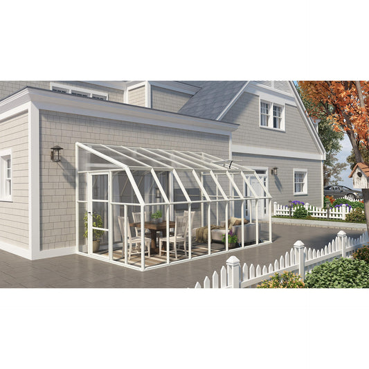 Pérgola fechada para solário 446x257 cm 