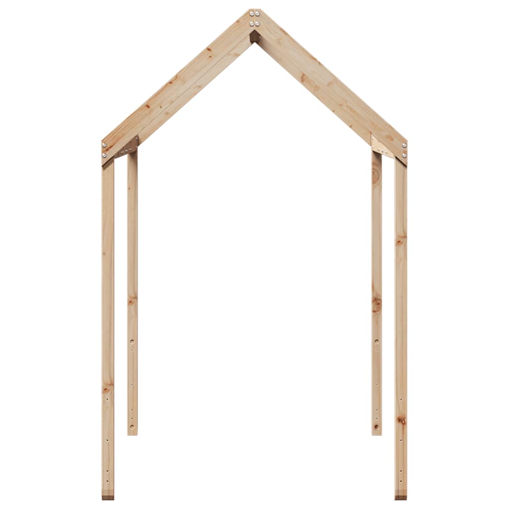 Techo De Cama Infantil Madera Maciza Pino 207x80,5x151,5 Cm_4
