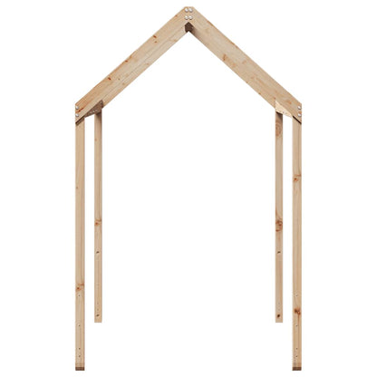 Techo De Cama Infantil Madera Maciza Pino 207x80,5x151,5 Cm_4