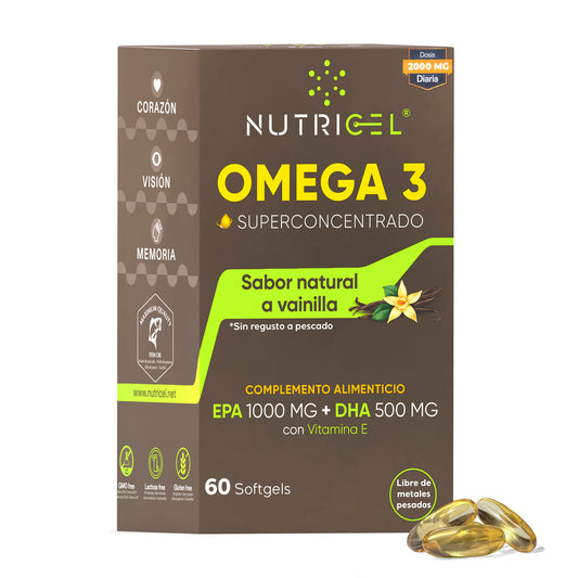 Omega 3 Epa 1000mg Dha 500mg Formato Blister 60 Perlas - Nutricel_0