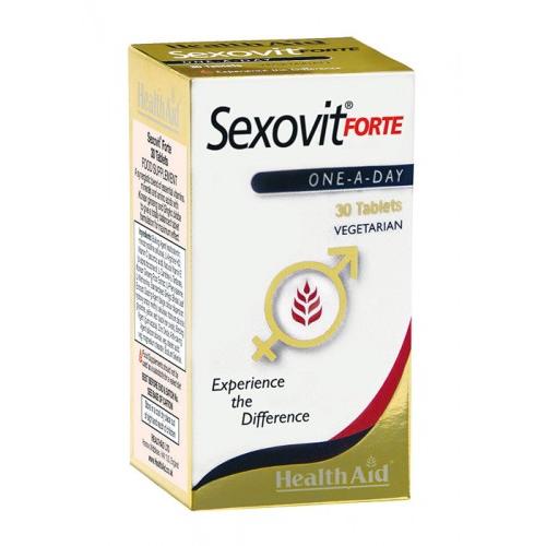 Auxiliar de saúde Sexovit Forte 30 Comp
