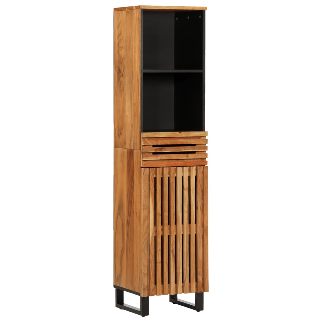 Conjunto De Muebles De Baño 5 Piezas Madera Maciza De Acacia / Vetonek_4