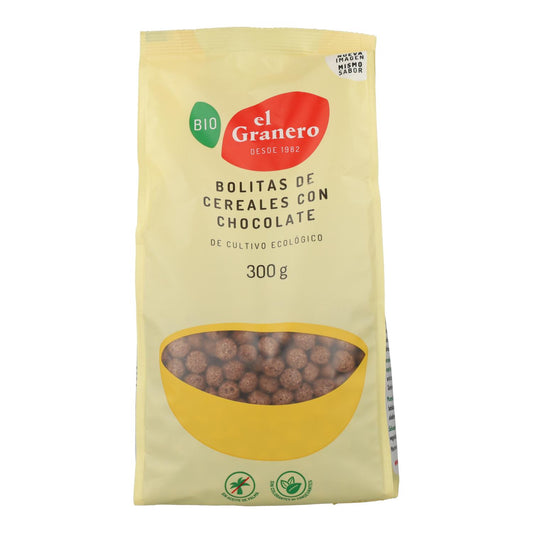 Bolas de Cereais com Chocolate El Granero, 300g 