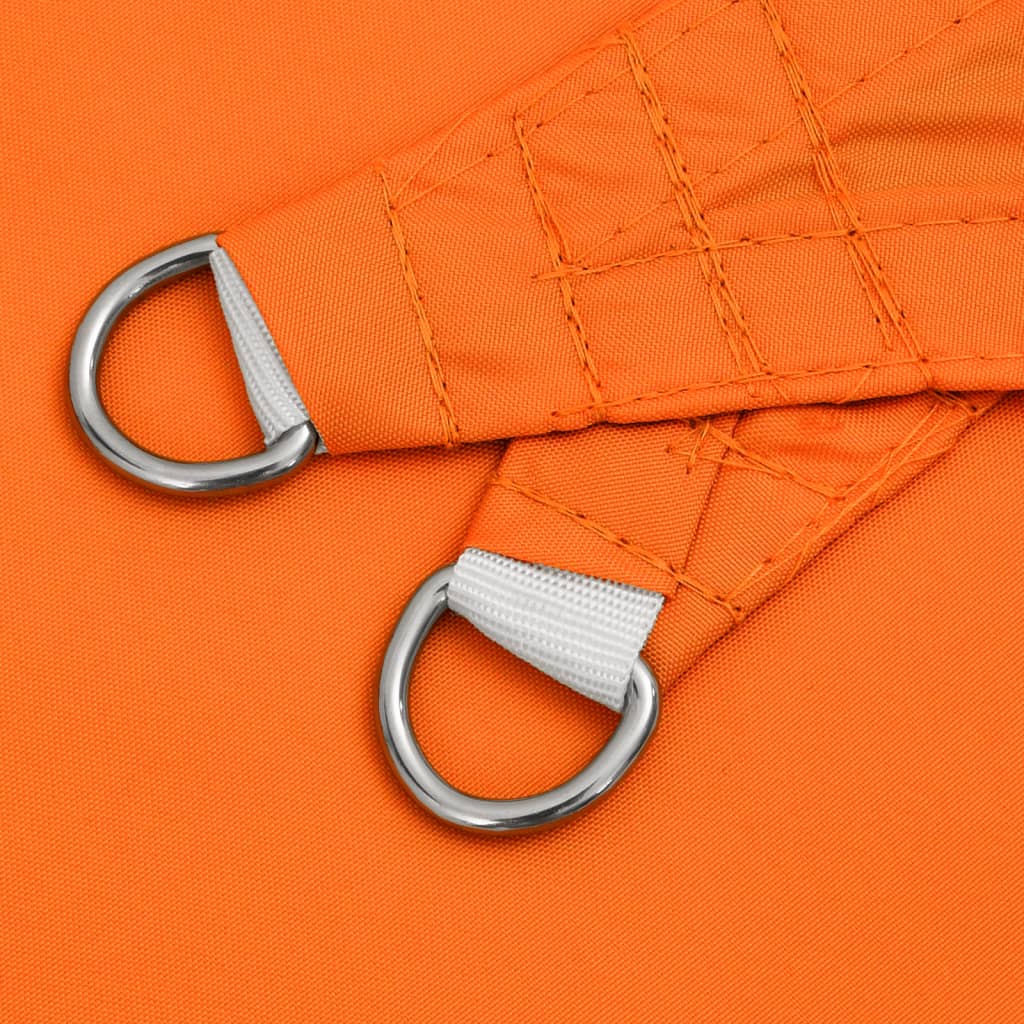 Toldo De Vela Triangular Tela Oxford Naranja 2,5x2,5x3,5 M_3